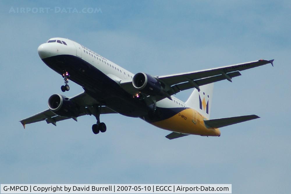 G-MPCD, 1994 Airbus A320-212 C/N 379, Monarch -Landing
