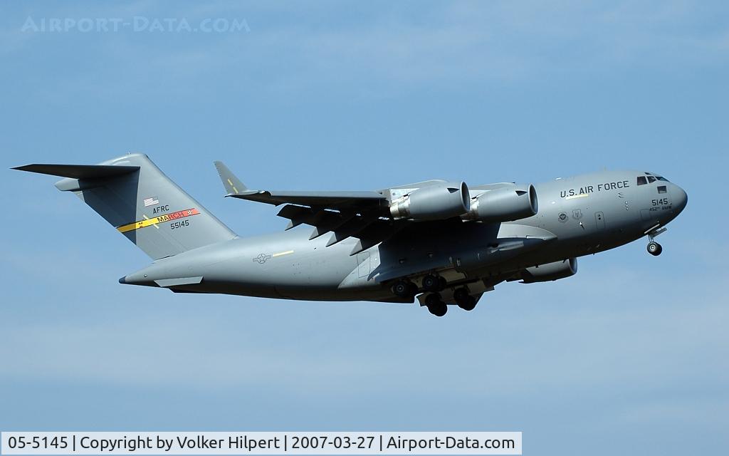 05-5145, 2005 Boeing C-17A Globemaster III C/N P-145, Boeing C-17A Globemaster III