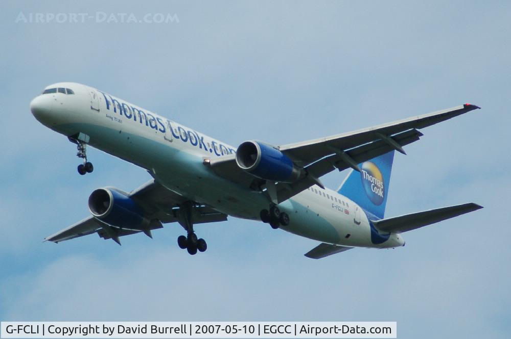 G-FCLI, 1995 Boeing 757-28A C/N 26275, Thomas Cook - Landing
