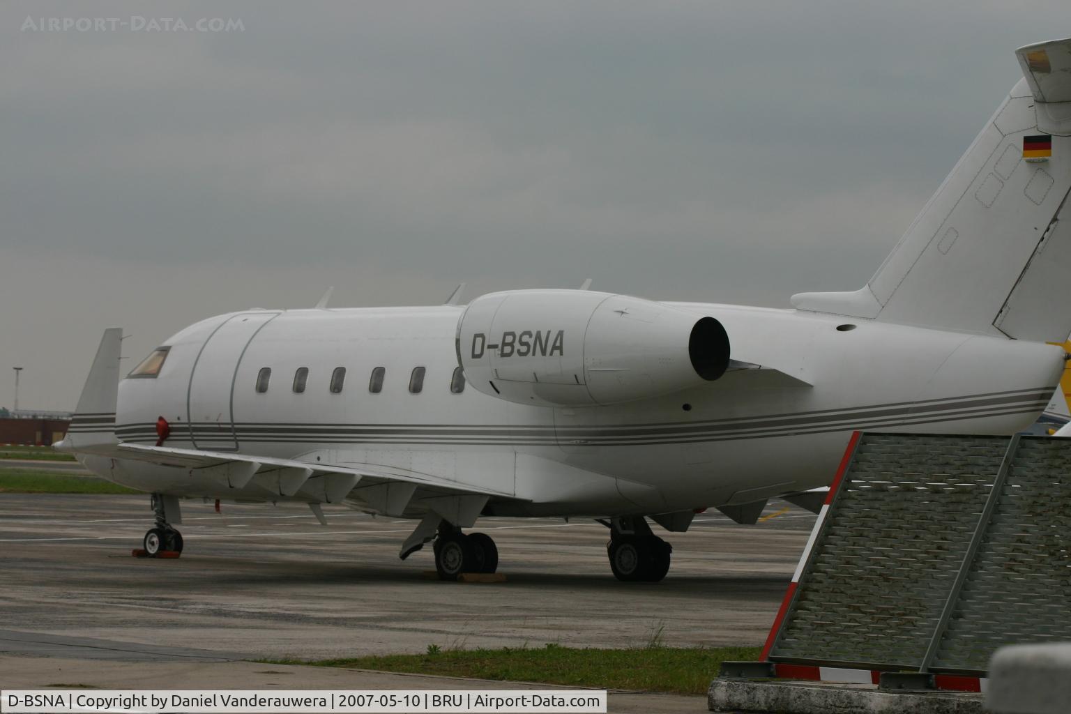 D-BSNA, 1982 Canadair Challenger 600 (CL-600-1A11) C/N 1066, on ABELAG apron