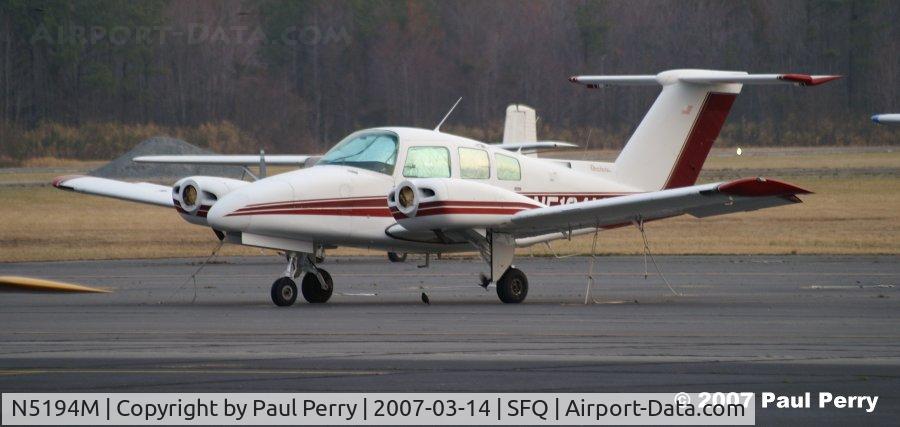 N5194M, 1978 Beech 76 Duchess C/N ME-17, Yep, she's short some parts here in Suffolk