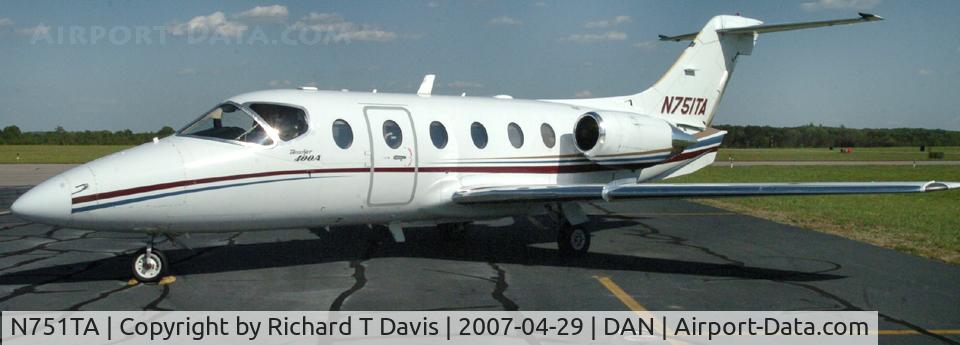 N751TA, 1999 Raytheon Aircraft Company 400A C/N RK-225, 1999 Raytheon 400A in Danville Va.