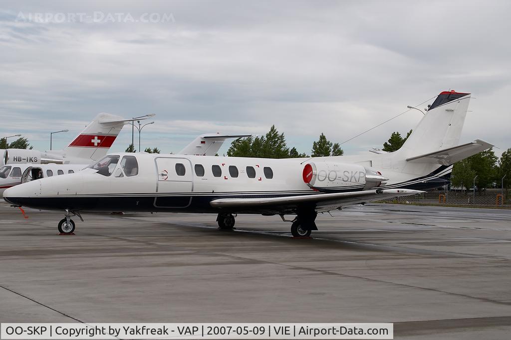 OO-SKP, 1984 Cessna S550 Citation IIS C/N S550-0007, Sky Service Cessna 550 Citation 2