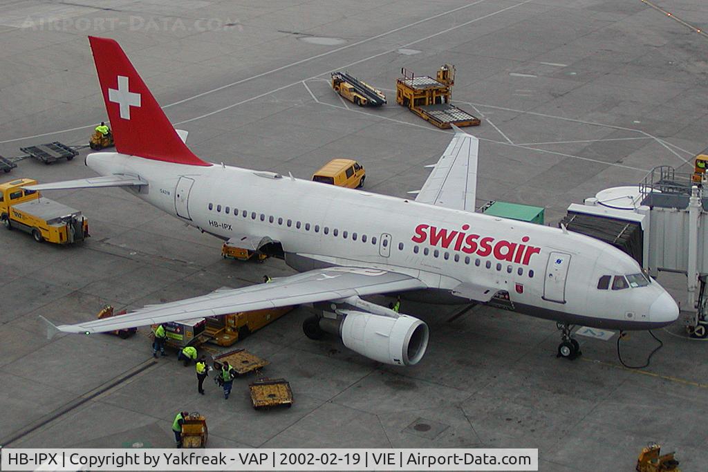 HB-IPX, 1996 Airbus A319-112 C/N 612, Swissair Airbus 319