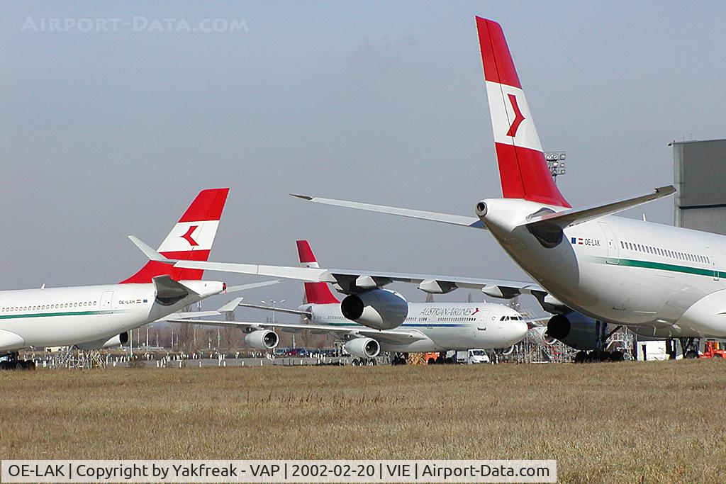OE-LAK, 1997 Airbus A340-313 C/N 169, Austrian Airlines Airbus 340
