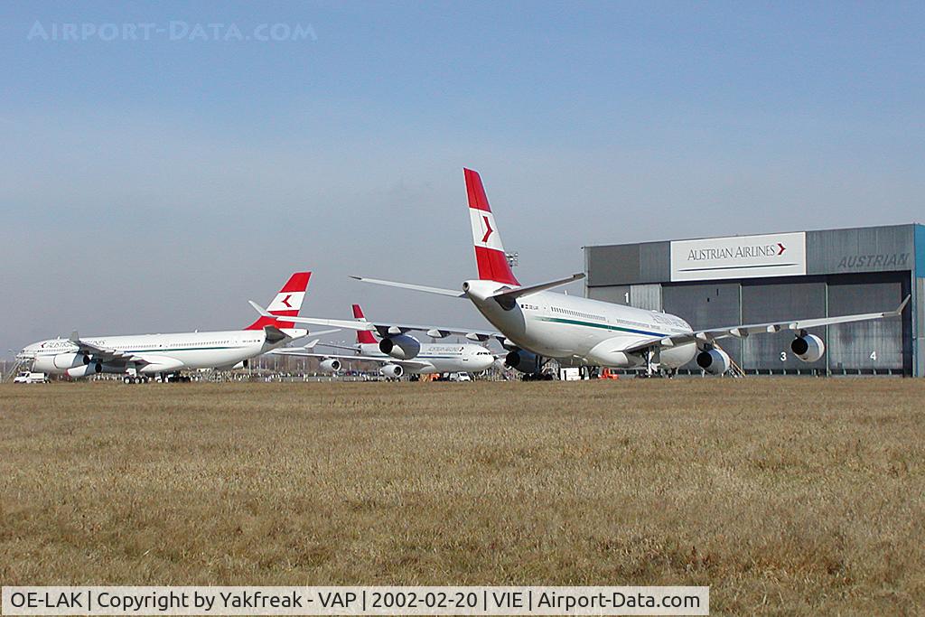 OE-LAK, 1997 Airbus A340-313 C/N 169, Austrian Airlines Airbus 340