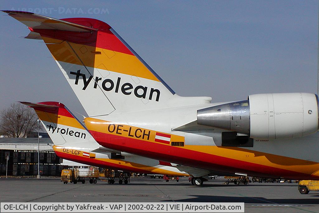 OE-LCH, 1996 Canadair CRJ-200LR (CL-600-2B19) C/N 7110, Tyrolean Airways Regionaljet