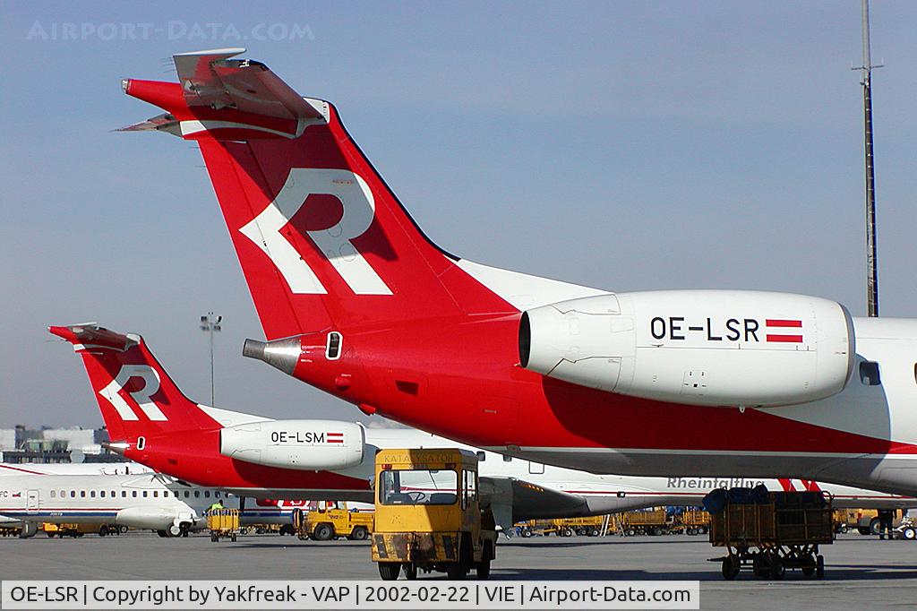 OE-LSR, 1999 Embraer EMB-145MP (ERJ-145MP) C/N 145203, Rheintalflug Embraer 145