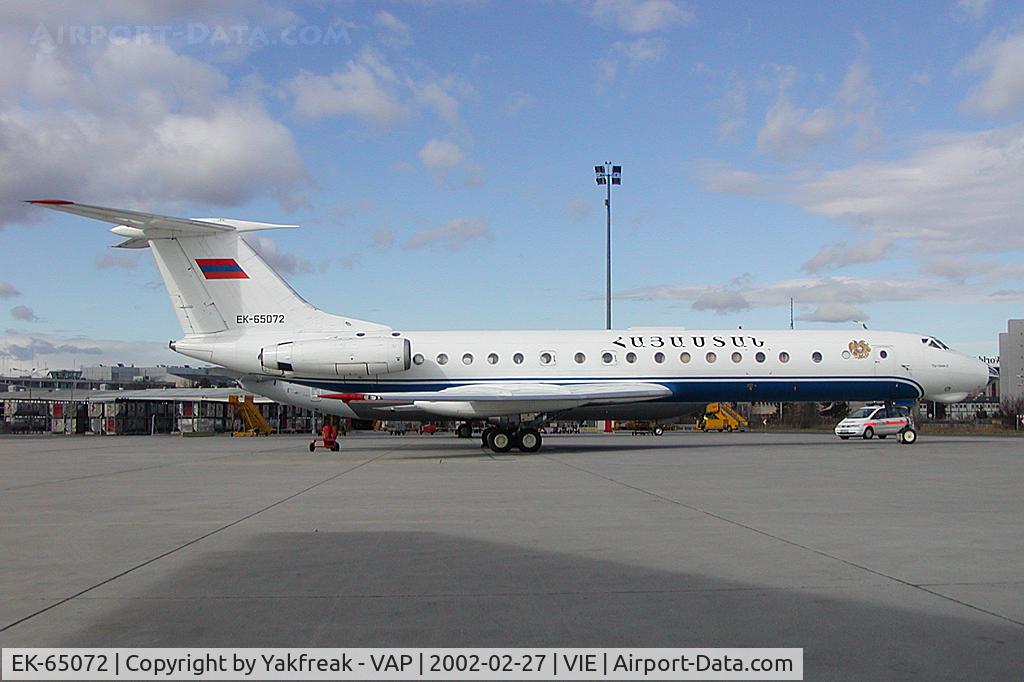 EK-65072, 1977 Tupolev Tu-134A C/N 49972, Armenian Government Tupolev 134