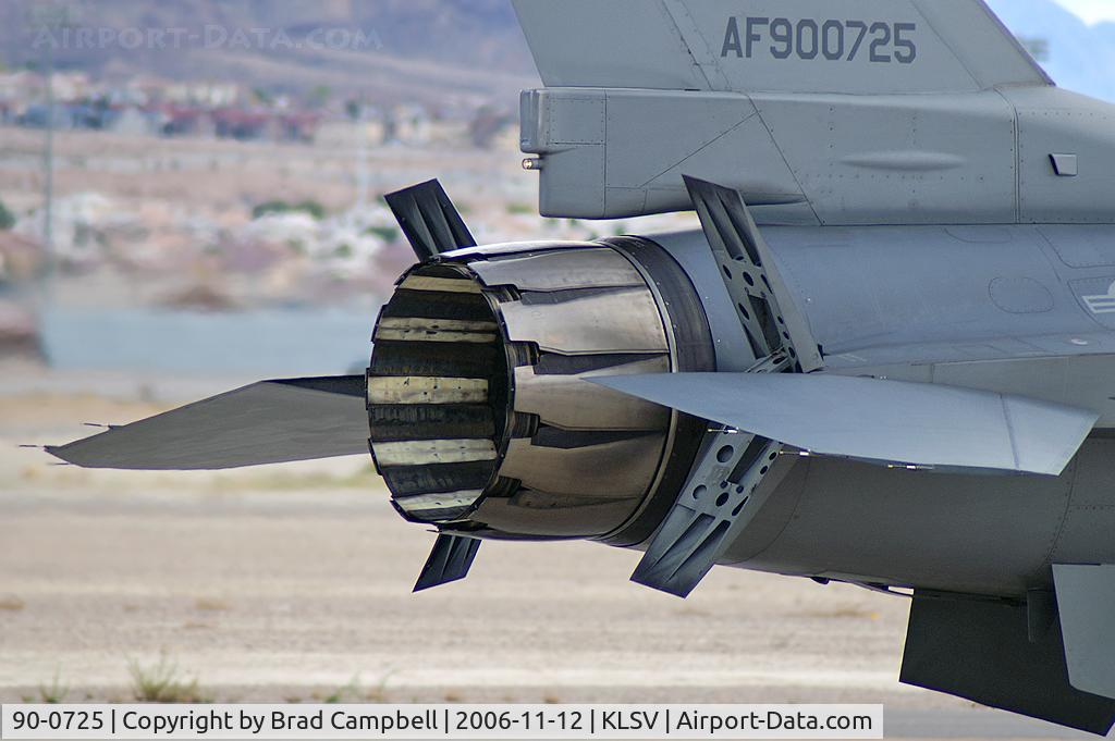 90-0725, 1990 General Dynamics F-16CG Night Falcon C/N 1C-333, General Dynamics / USAF / F-16CG Fighting Falcon (cn 1C-333) / Aviation Nation 2006
