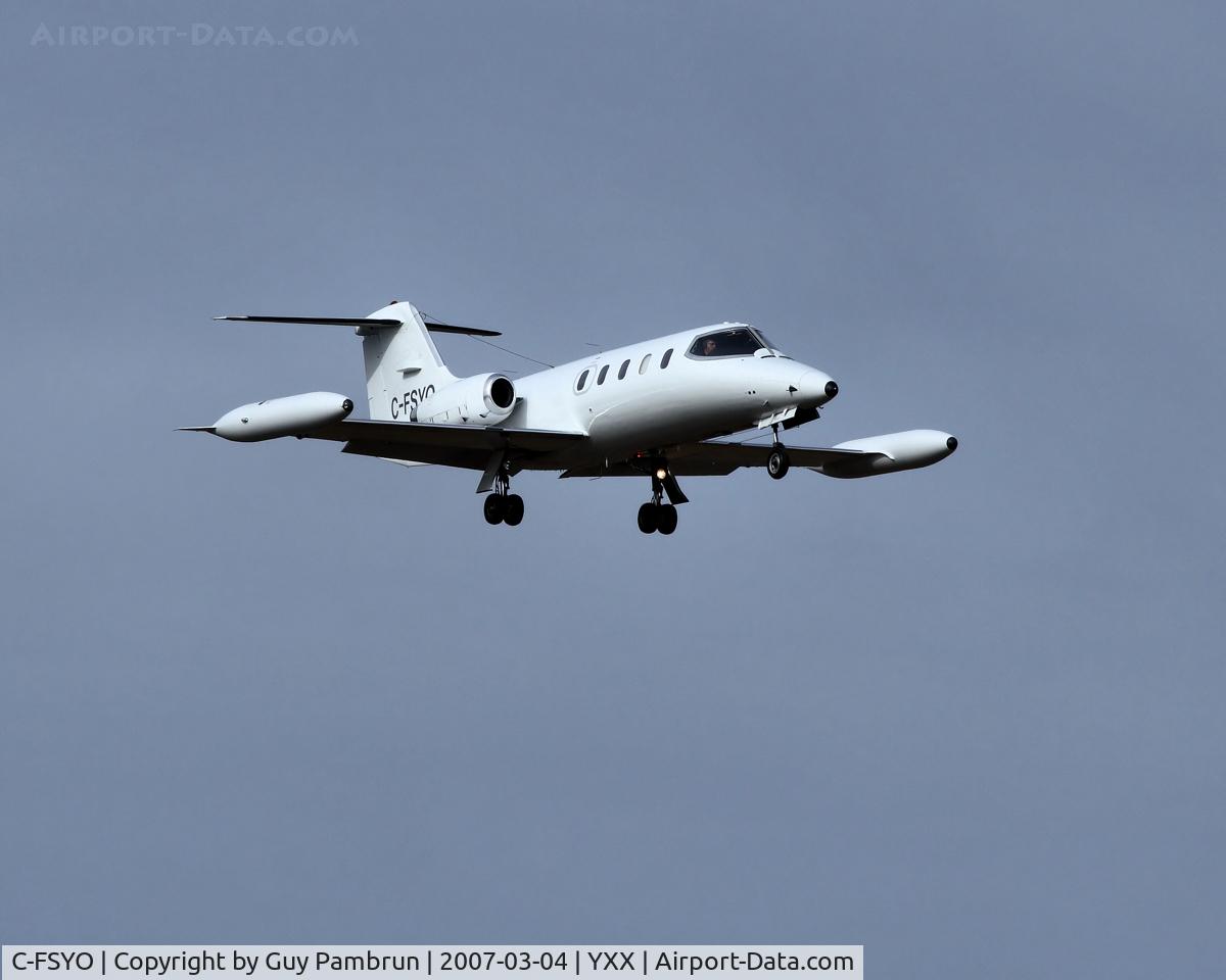 C-FSYO, 1973 Learjet 25B C/N 122, 1973 Learjet 25B