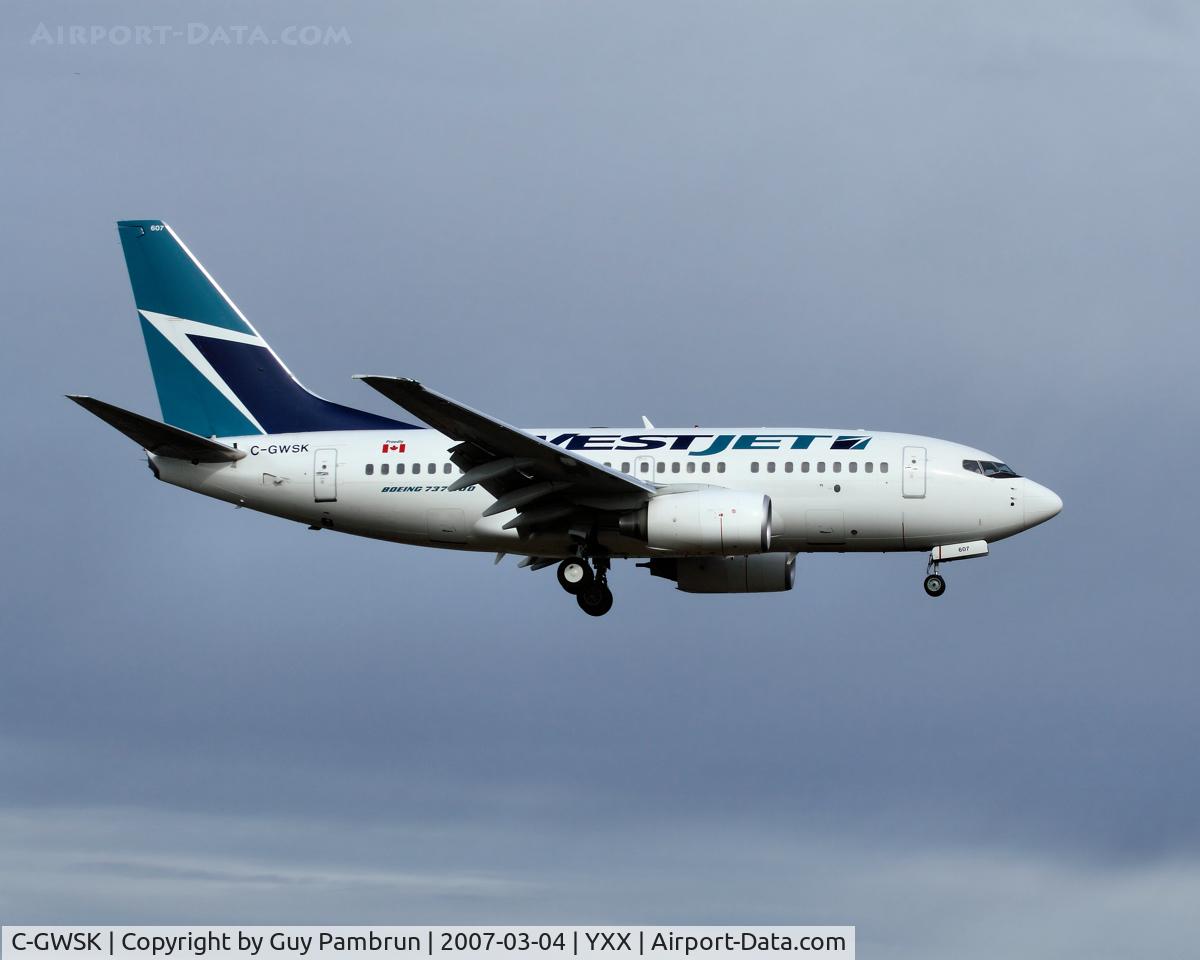 C-GWSK, 2006 Boeing 737-6CT C/N 34287, 2006 Boeing 737-6CT