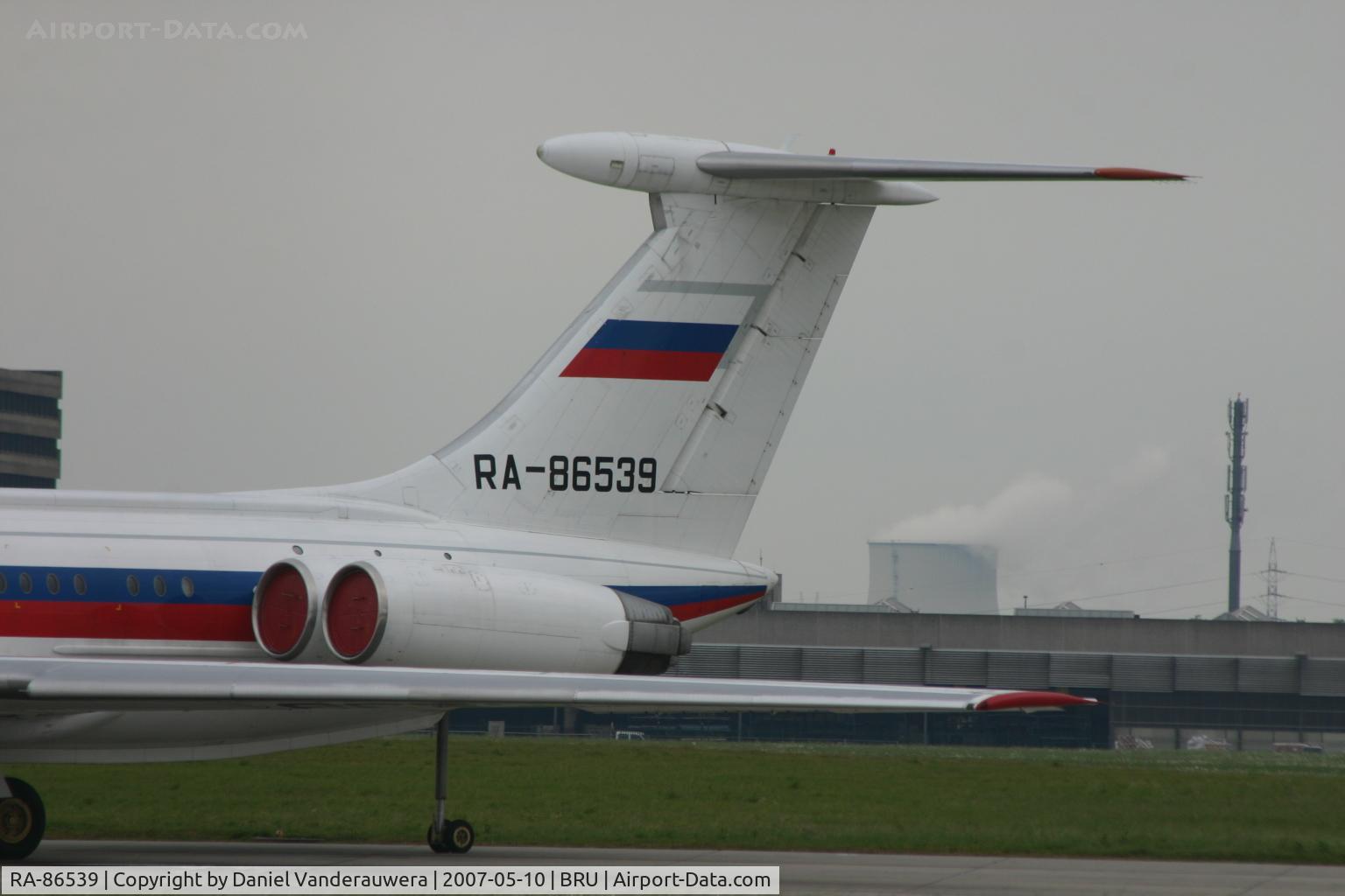 RA-86539, 1983 Ilyushin Il-62M C/N 2344615, tail support