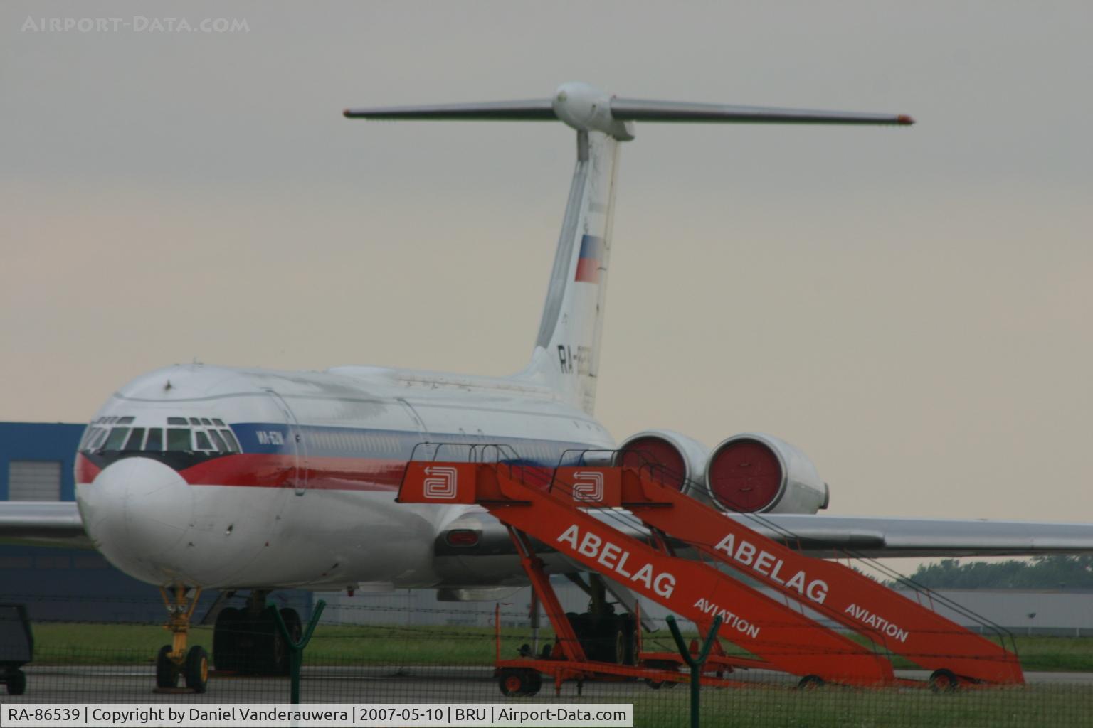 RA-86539, 1983 Ilyushin Il-62M C/N 2344615, on ABELAG apron