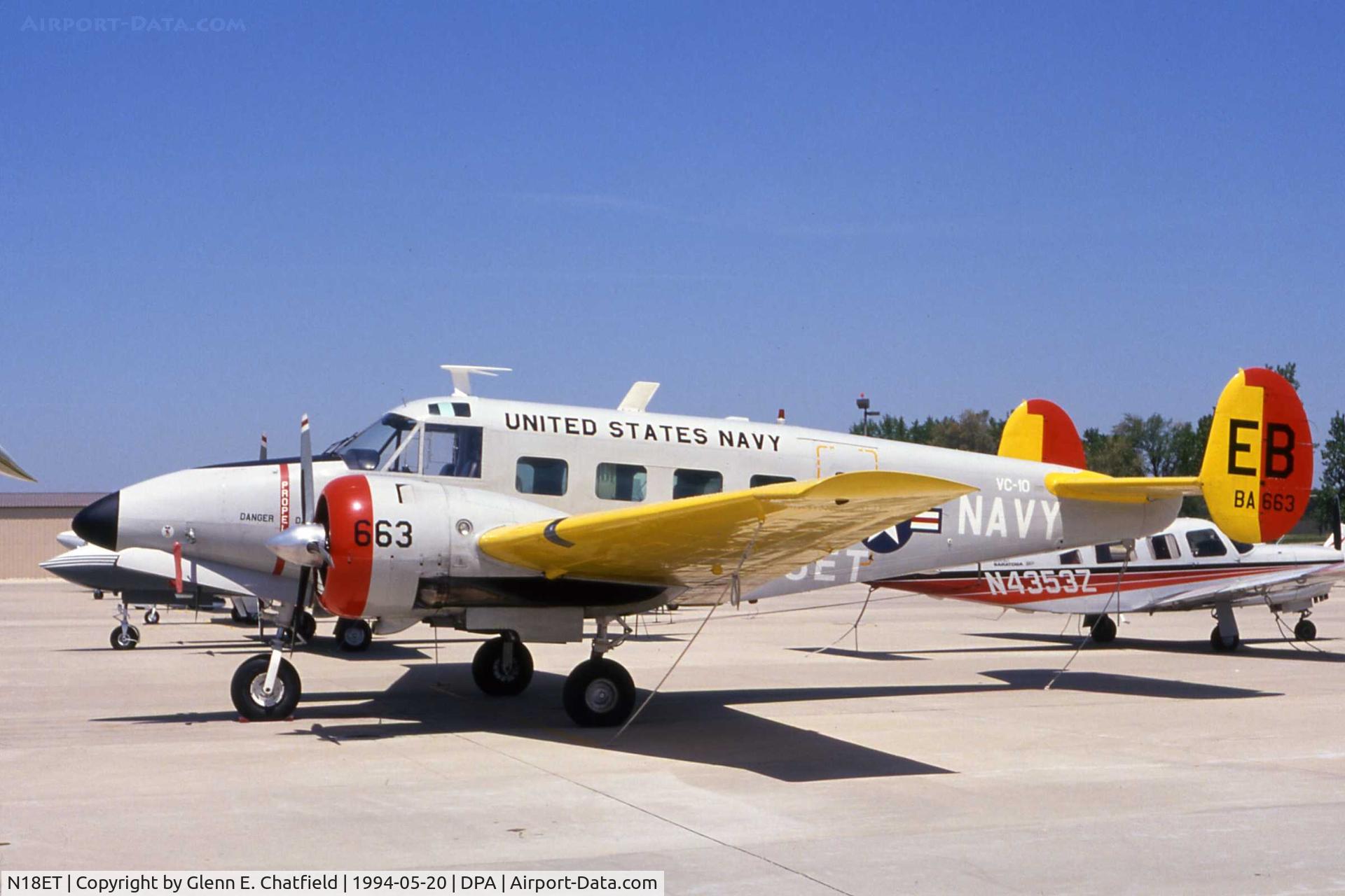 N18ET, 1964 Beech H-18 Tri-Gear C/N BA-663, A warbird wannabe