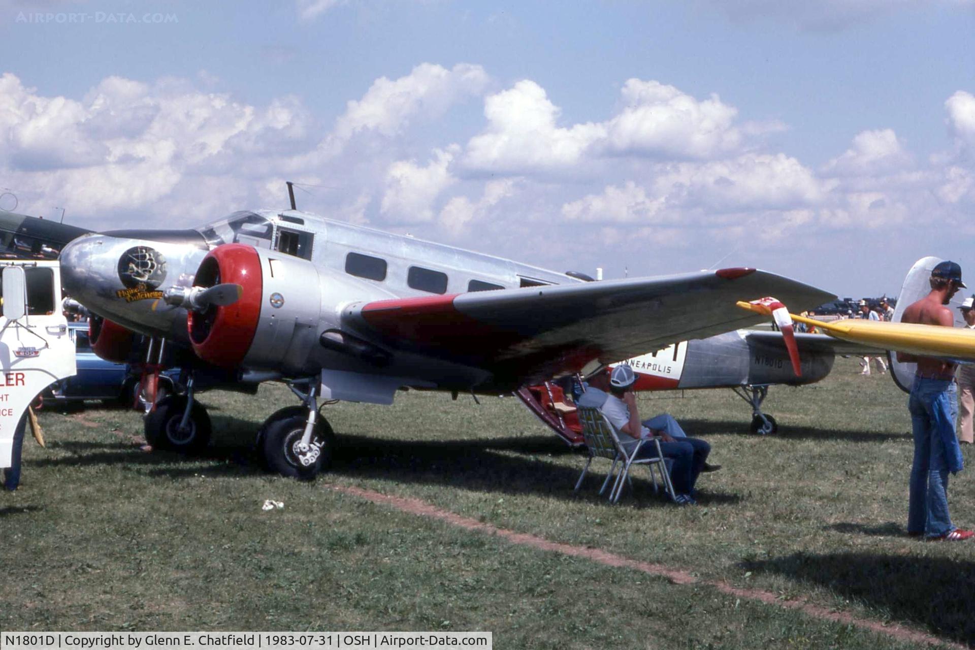 N1801D, 1952 Beech D18S C/N A-816, Was this really a JRB or a C-45?  EAA Fly in