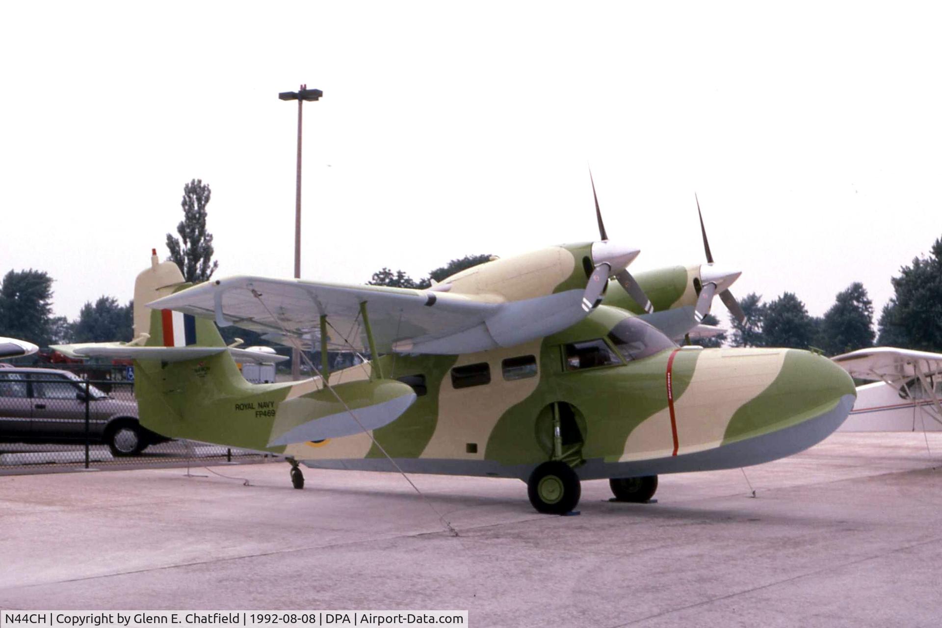 N44CH, 1946 Grumman G-44A Widgeon C/N 1454, Stopping over for an air show, warbird wannabe