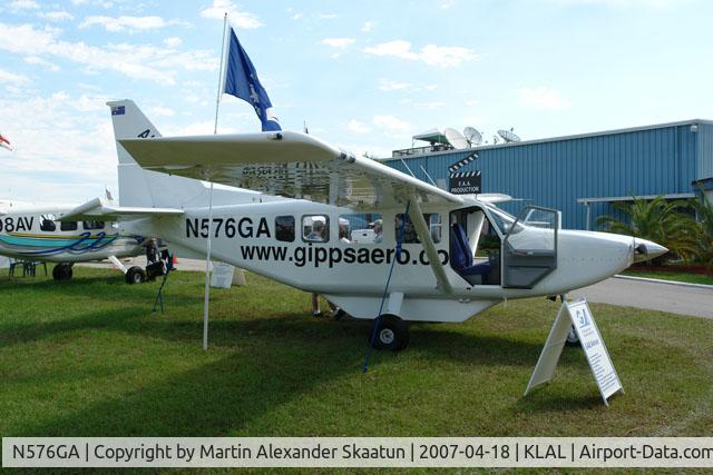 N576GA, 2005 Gippsland GA-8 Airvan C/N GA8-05-076, Cockpitshot taken at Sun'n Fun 2007.