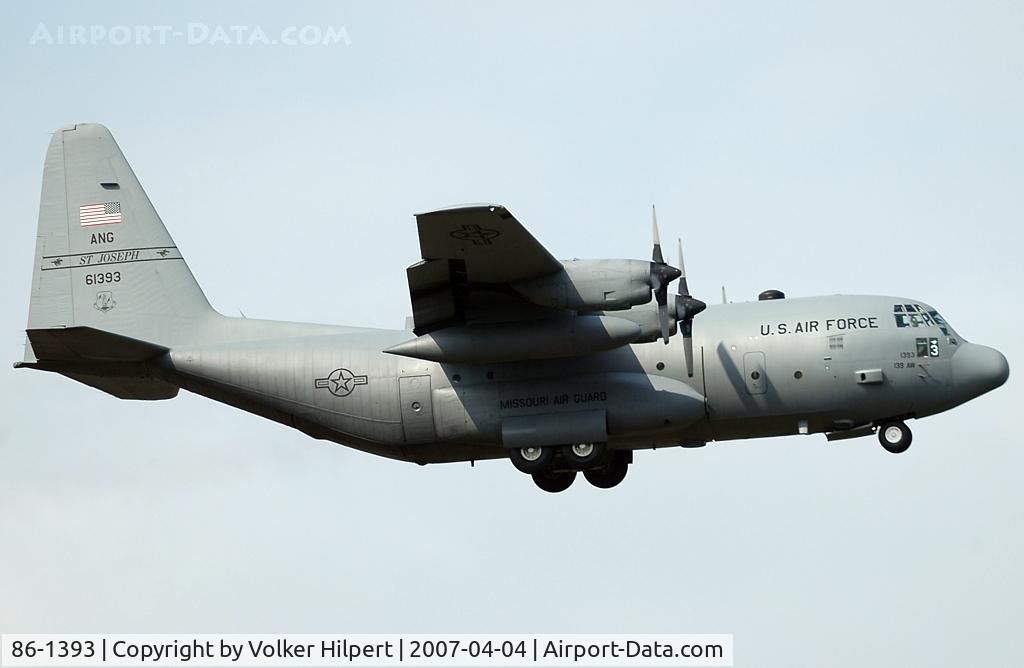 86-1393, 1986 Lockheed C-130H Hercules C/N 382-5096, Lockheed C-130H Hercules