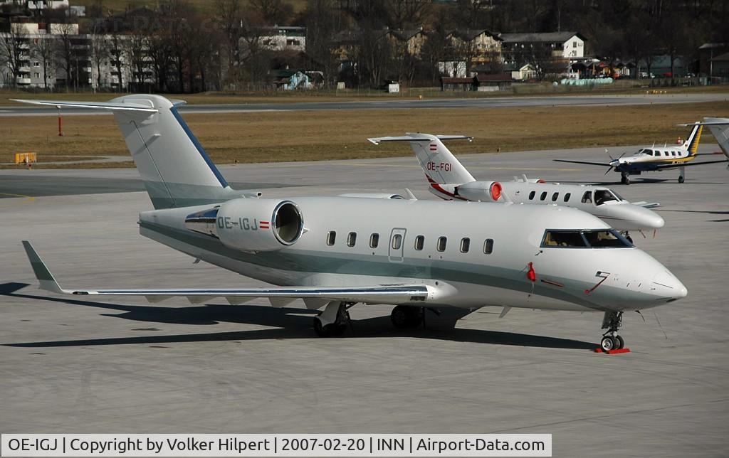 OE-IGJ, 2004 Bombardier Challenger 604 (CL-600-2B16) C/N 5598, Bombardier Challenger