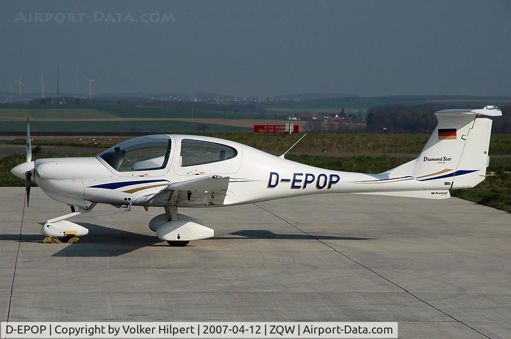 D-EPOP, Diamond DA-40 Diamond Star C/N 40.071, Diamond Aircraft DA 40 Diamond Star