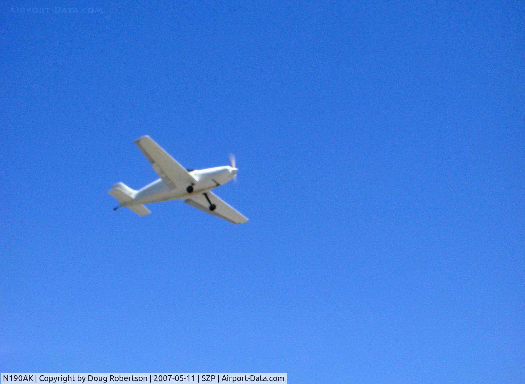 N190AK, 2004 Aero Designs Pulsar C/N KP-1, 2004 Kozloff PULSAR, Rotax 912, takeoff climb Rwy 22