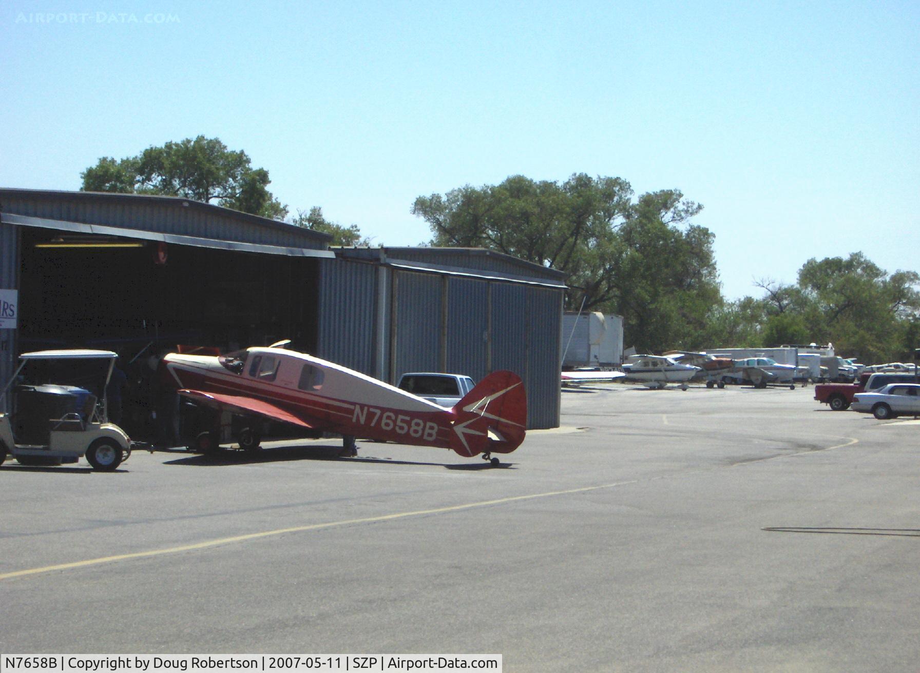 N7658B, 1957 Downer 14-19-2 C/N 4009, 1957 Northern Aircraft Bellanca 14-19-2 CRUISEMASTER, Continental O-470-K 230 Hp, triple tail, maintenance.  Note: Northern Aircraft did not change its name to Downer Aircraft until 1959