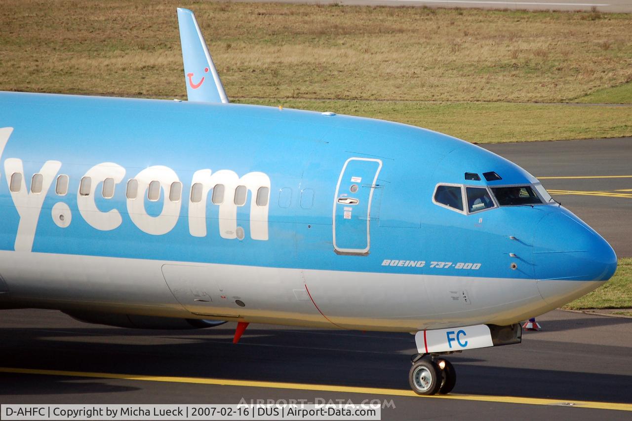 D-AHFC, 1998 Boeing 737-8K5 C/N 27977, Taxiing to the runway