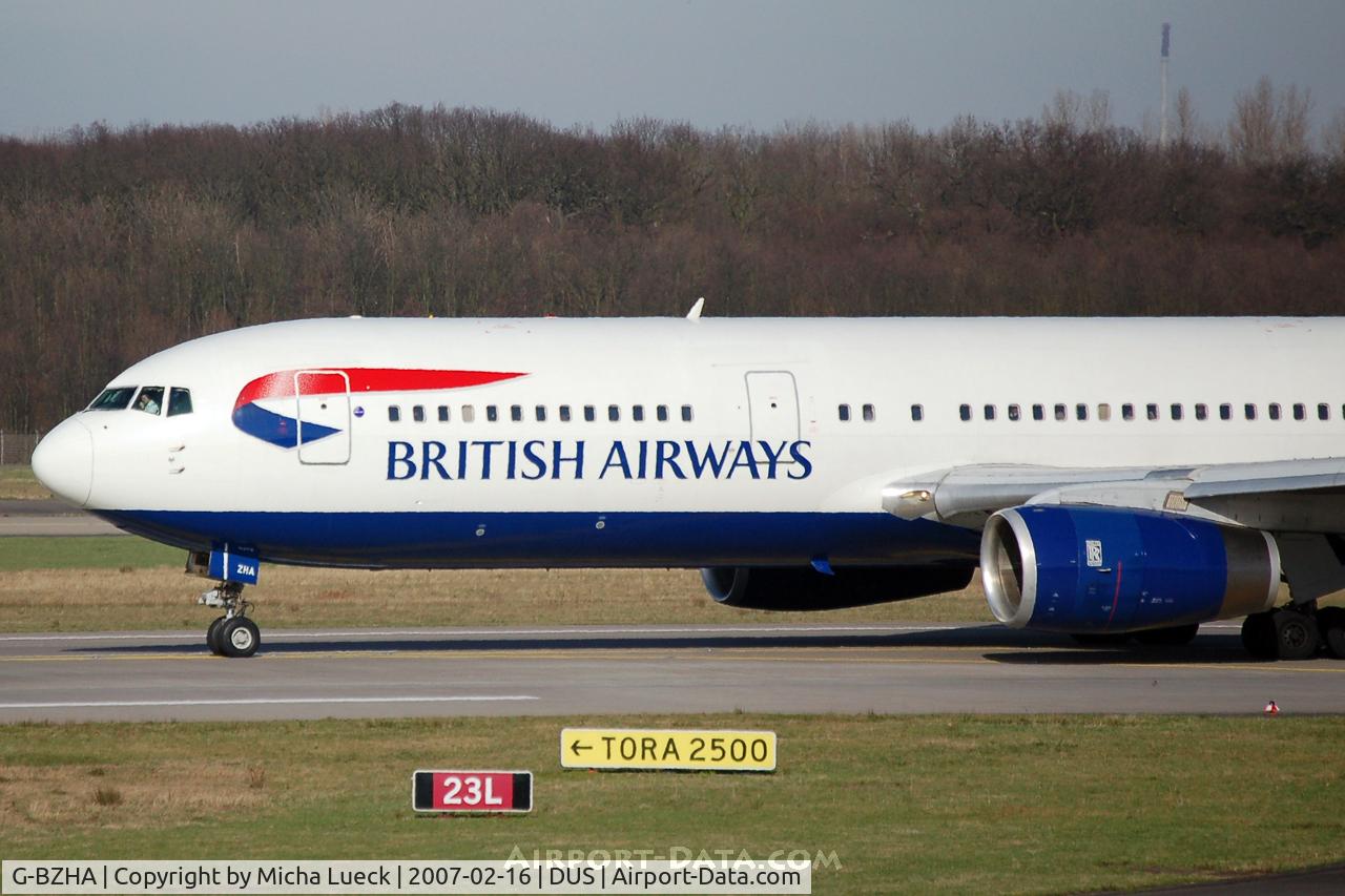 G-BZHA, 1998 Boeing 767-336 C/N 29230, Ready for take-off