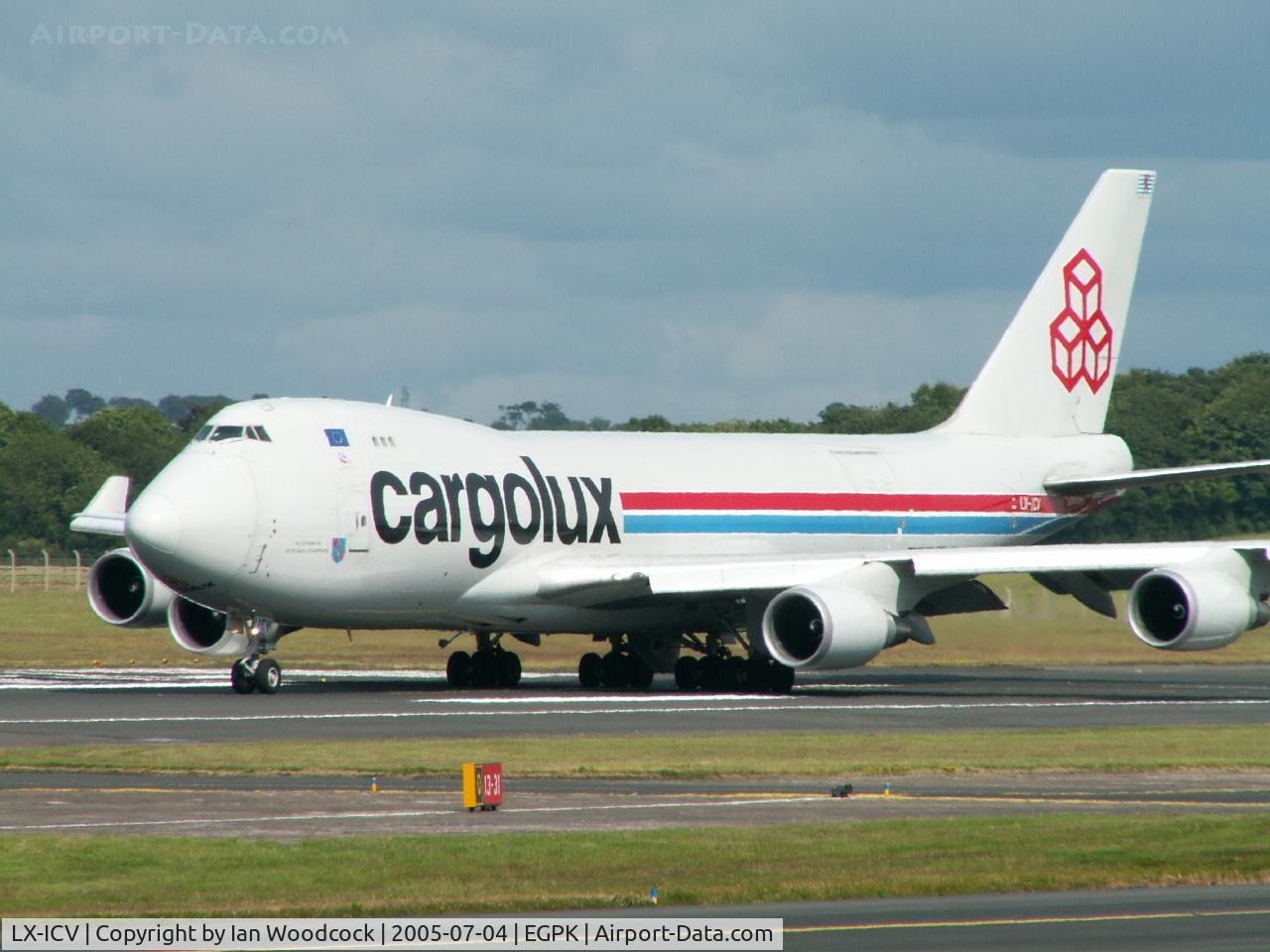 LX-ICV, 1993 Boeing 747-428F C/N 25632, B747 428F/Cargolux/Prestwick