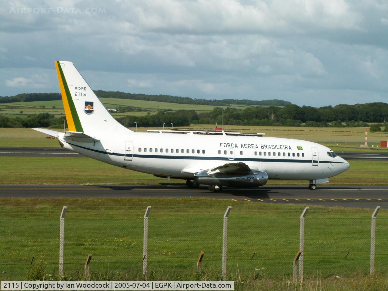 2115, 1976 Boeing VC-96 C/N 21165, B737 2N3/Brazilian Air Force/Prestwick