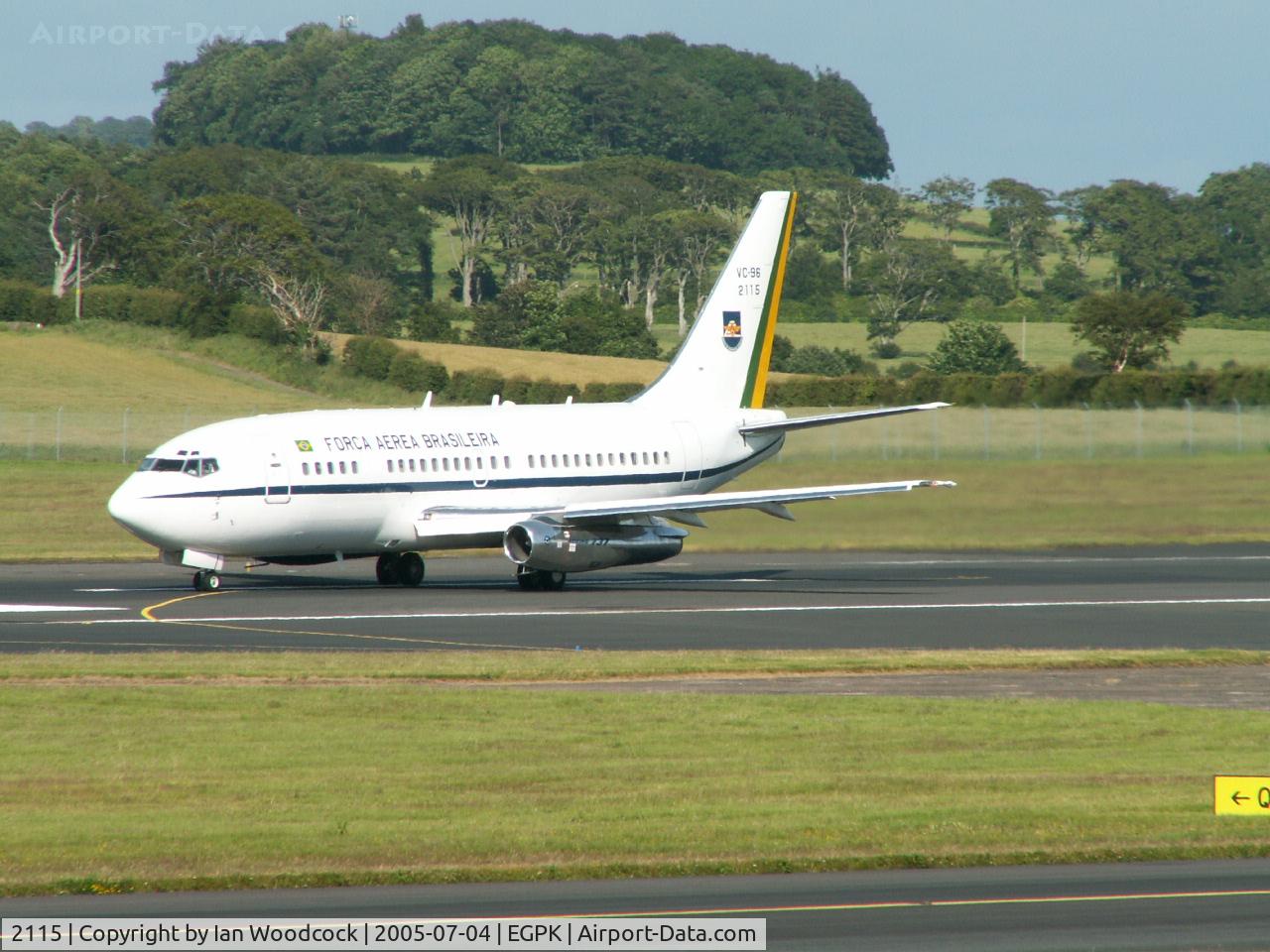 2115, 1976 Boeing VC-96 C/N 21165, B737 2N3/Brazilian Air Force/Prestwick