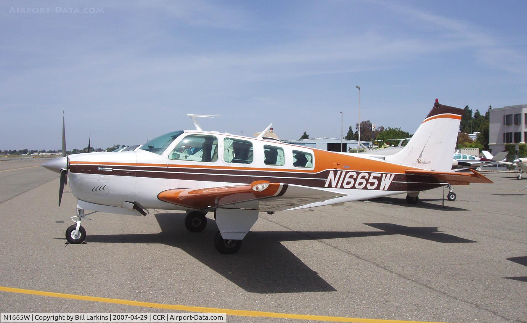 N1665W, 1972 Beech A36 Bonanza 36 C/N E-353, In for BPPP