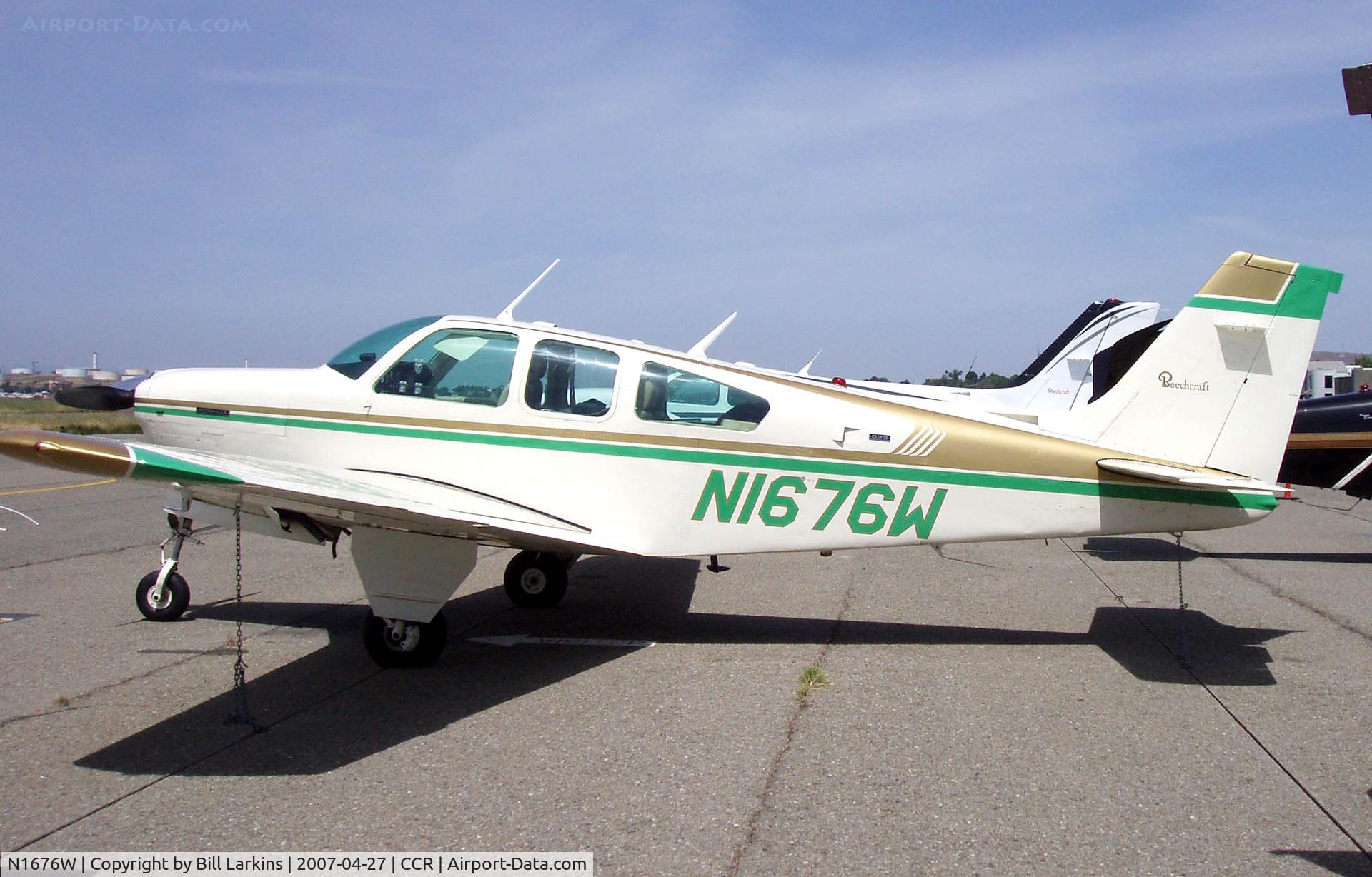 N1676W, 1972 Beech G33 C/N CD-1299, In for BPPP