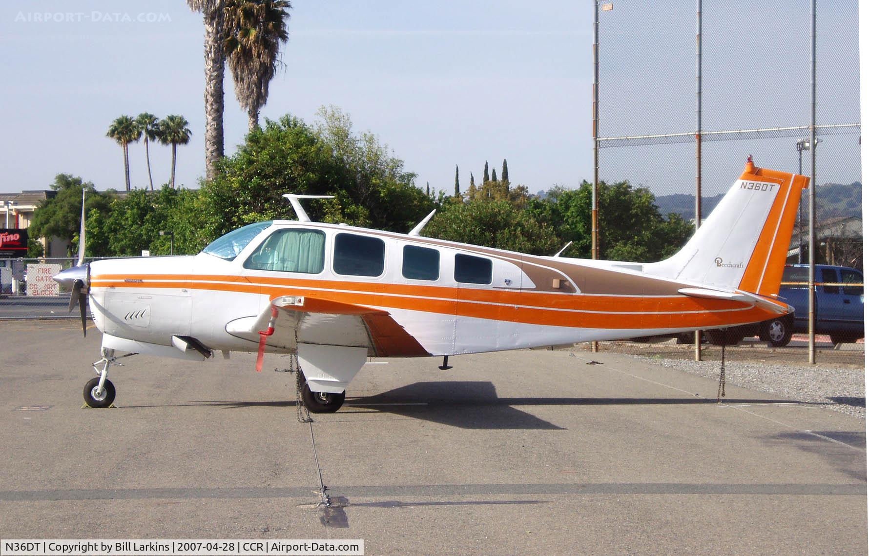 N36DT, 1979 Beech A36 Bonanza 36 C/N E-1496, In for BPPP