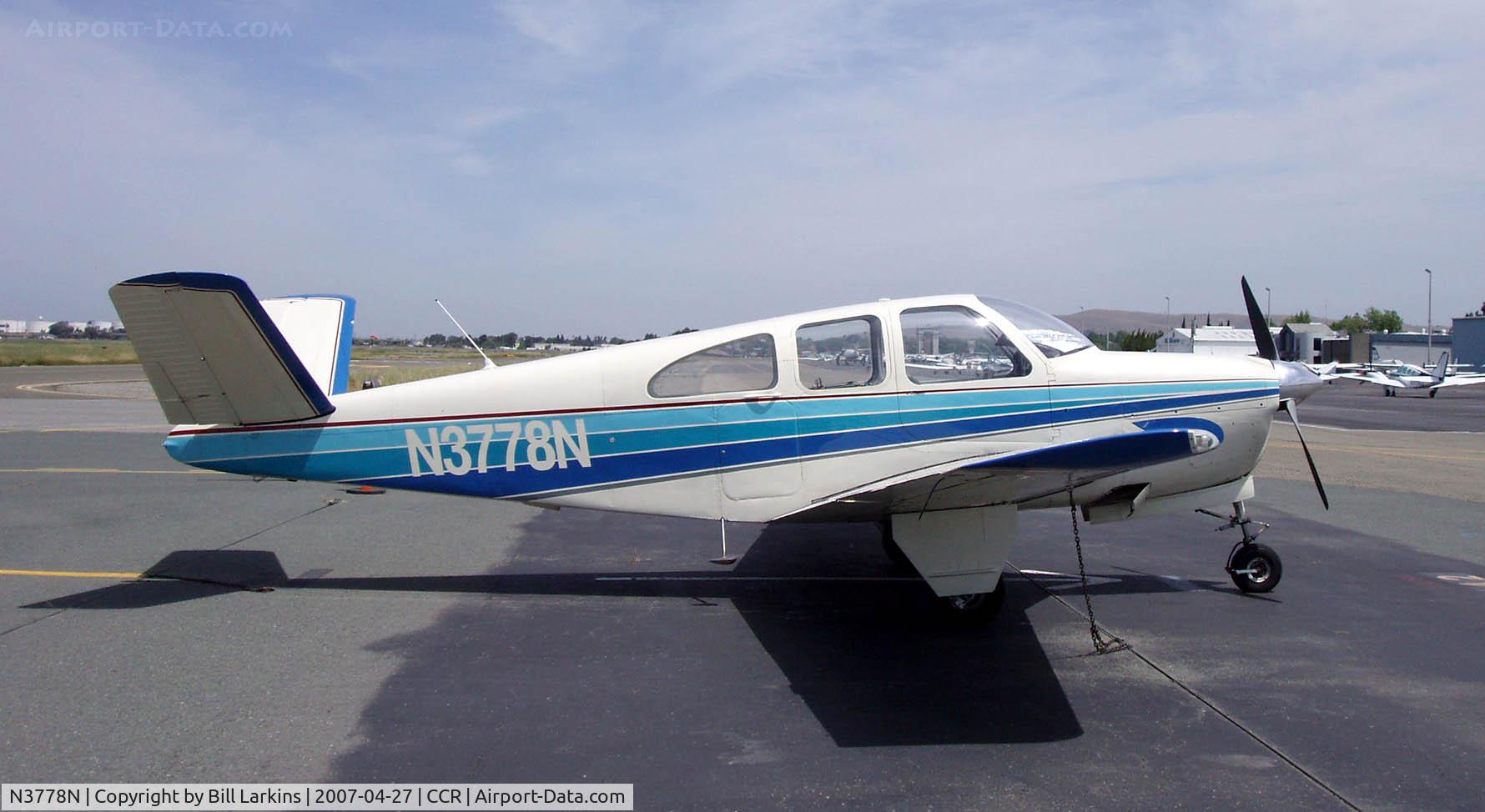 N3778N, 1947 Beech 35 Bonanza C/N D-1000, In for BPPP