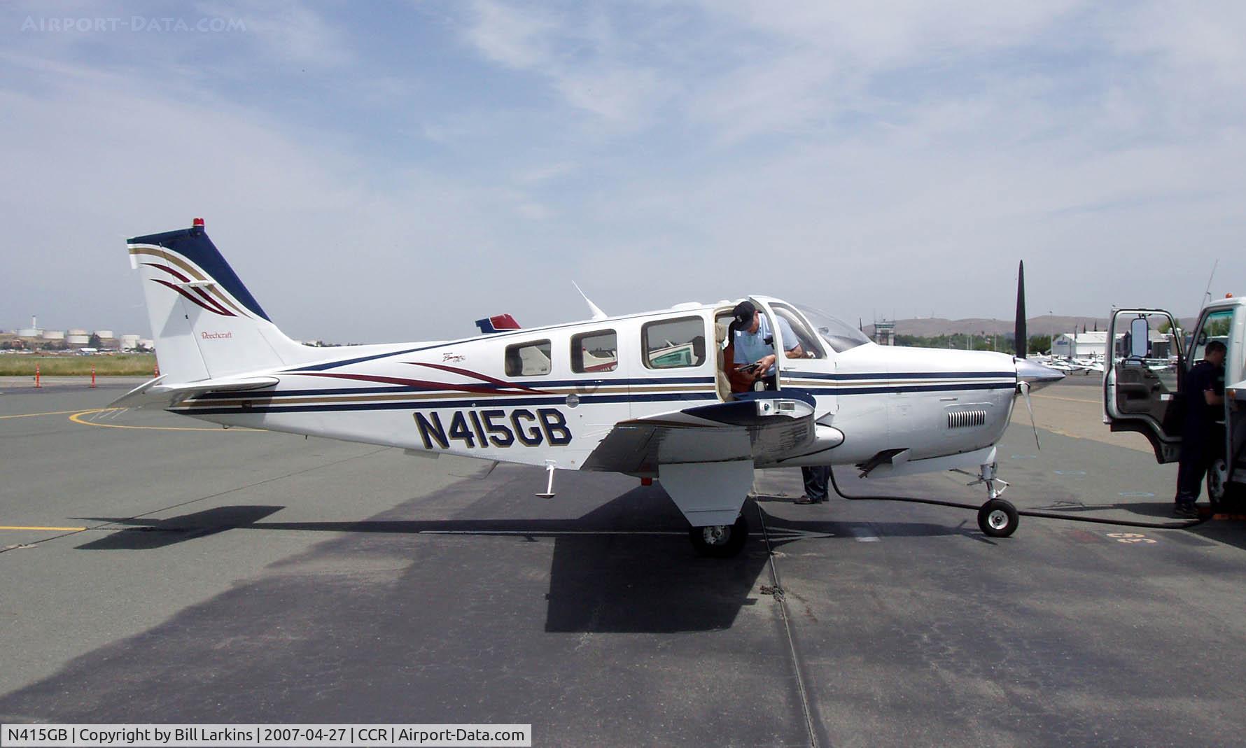 N415GB, 2000 Raytheon Aircraft Company A36 Bonanza C/N E-3363, In for BPPP