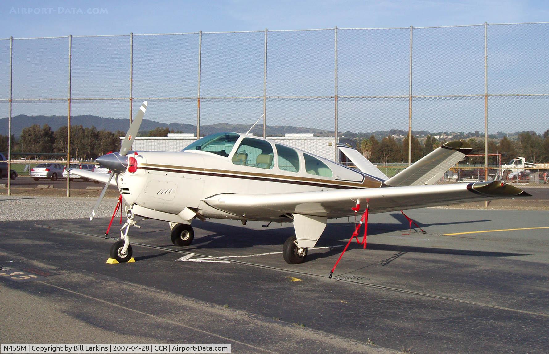 N45SM, 1963 Beech P35 Bonanza C/N D-7301, In for Beech Pilot's Proficiency Program