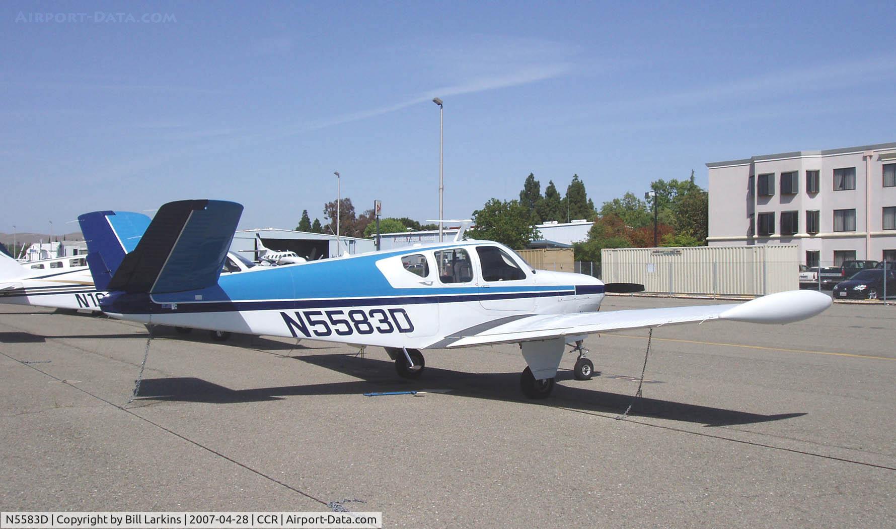 N5583D, 1957 Beech H35 Bonanza C/N D-5158, In for Beech Pilot's Proficiency Program