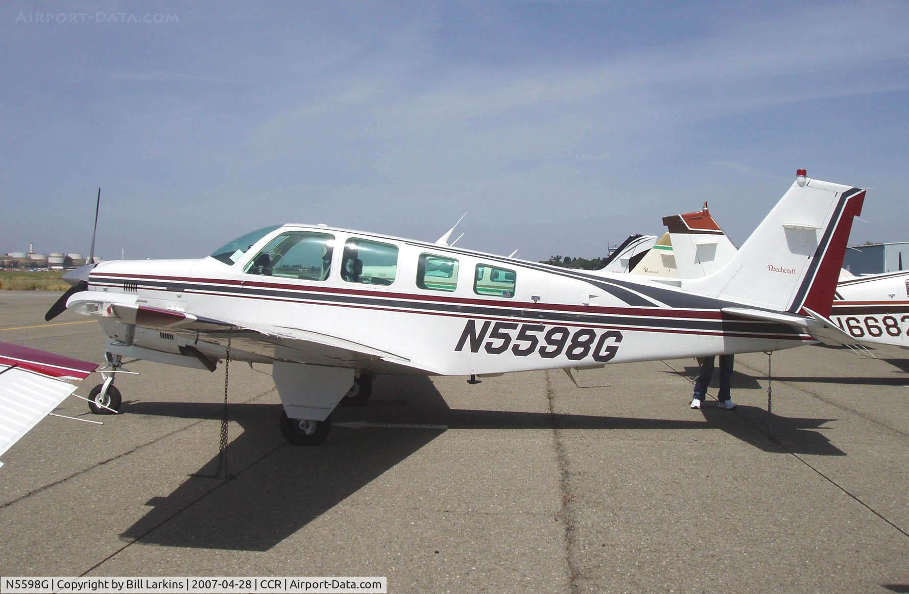 N5598G, 1990 Beech B36TC Bonanza C/N EA-503, In for Beech Pilot's Proficiency Program