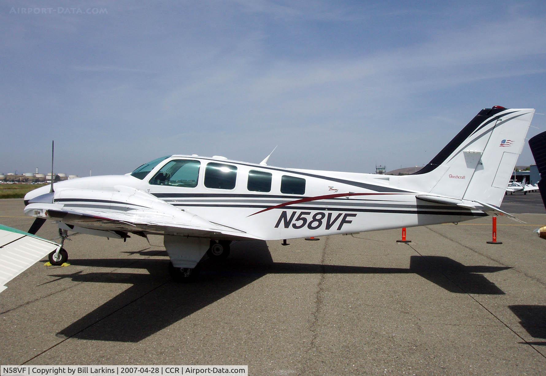 N58VF, 1998 Raytheon Aircraft Company 58 C/N TH-1851, In for Beech Pilot's Proficiency Program