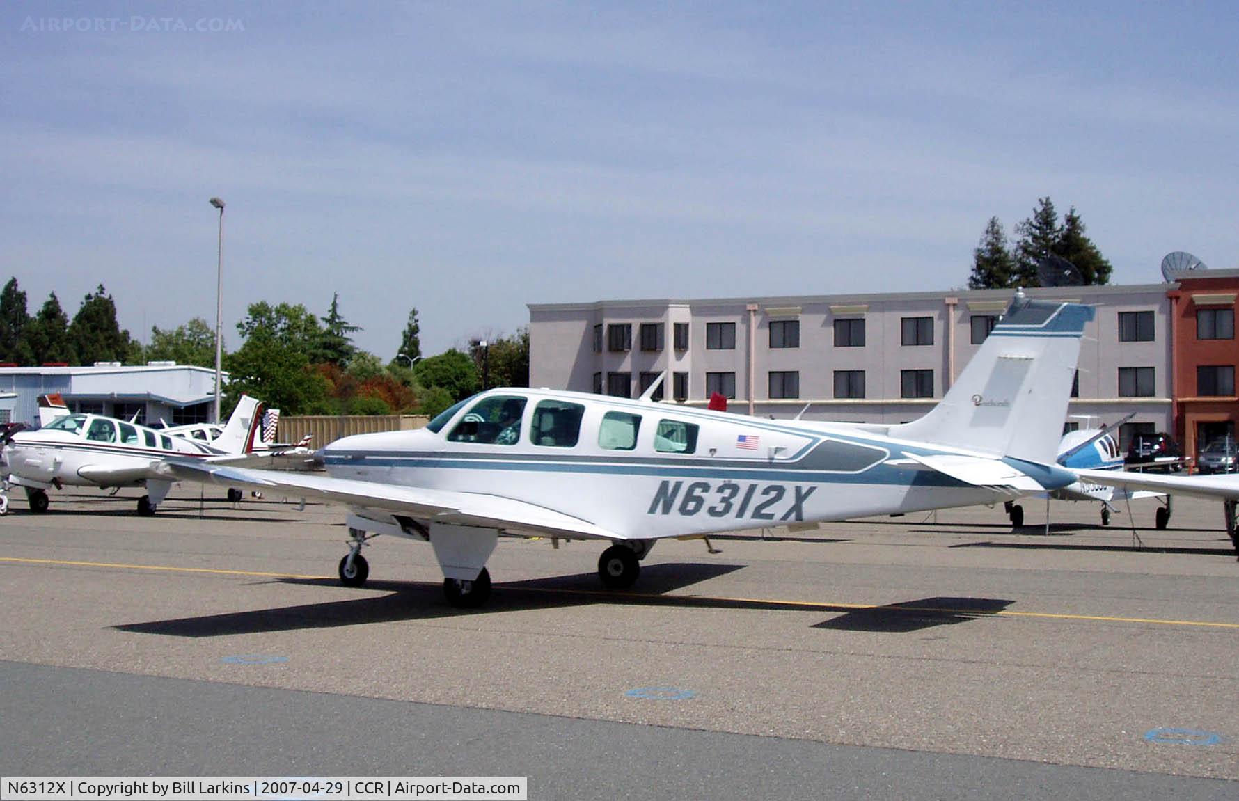 N6312X, 1982 Beech A36 Bonanza 36 C/N E-2022, In for Beech Pilot's Proficiency Program
