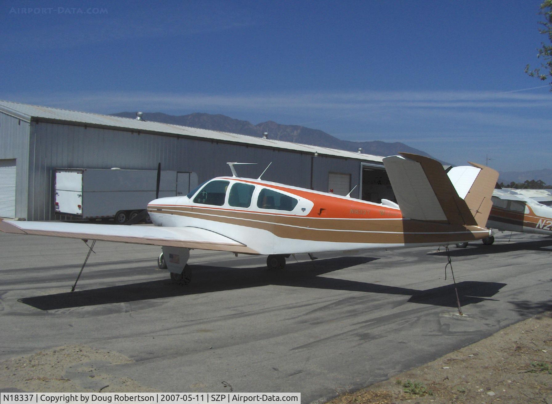 N18337, 1977 Beech V35B Bonanza C/N D-10047, 1977 Beech V35B BONANZA, Continental IO-520-B 285 Hp