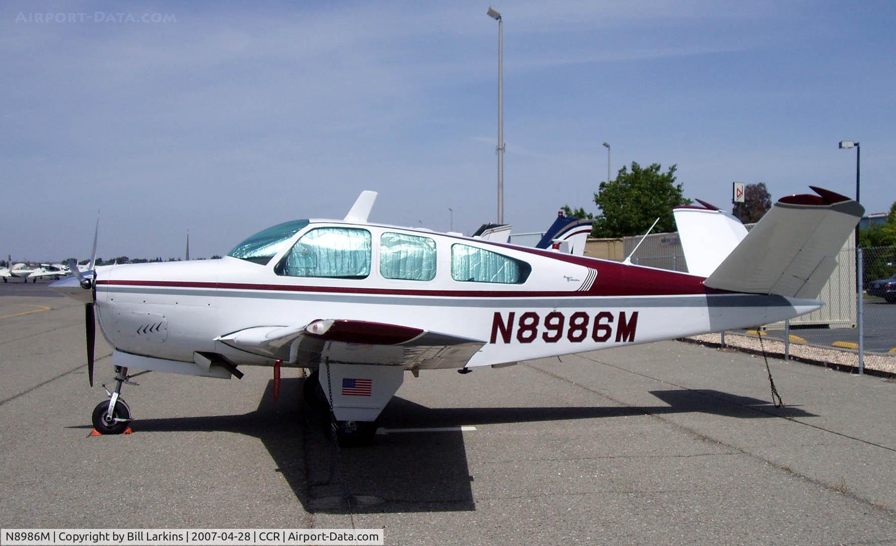 N8986M, 1964 Beech S35 Bonanza C/N D-7313, In for Beech Pilot's Proficiency Program
