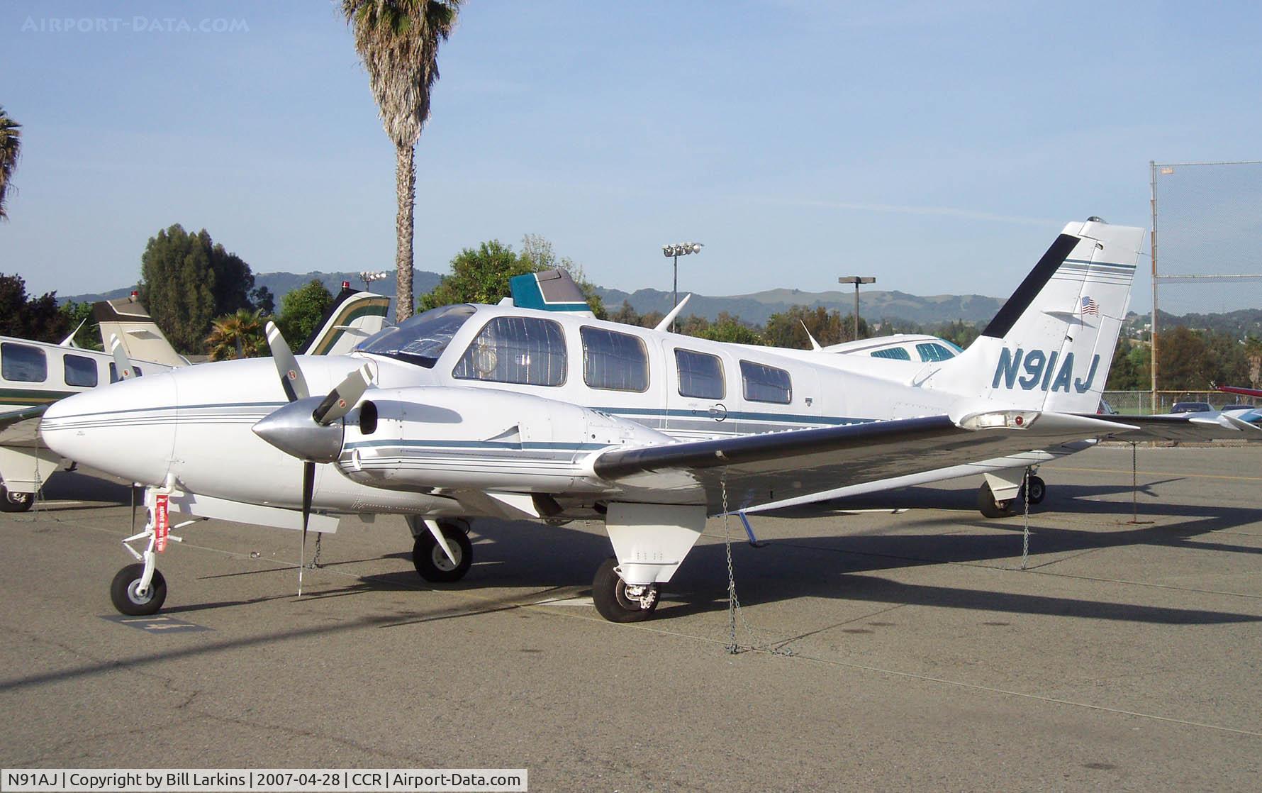 N91AJ, 1977 Beech 58P Baron C/N TJ-101, In for Beech Pilot's Proficiency Program