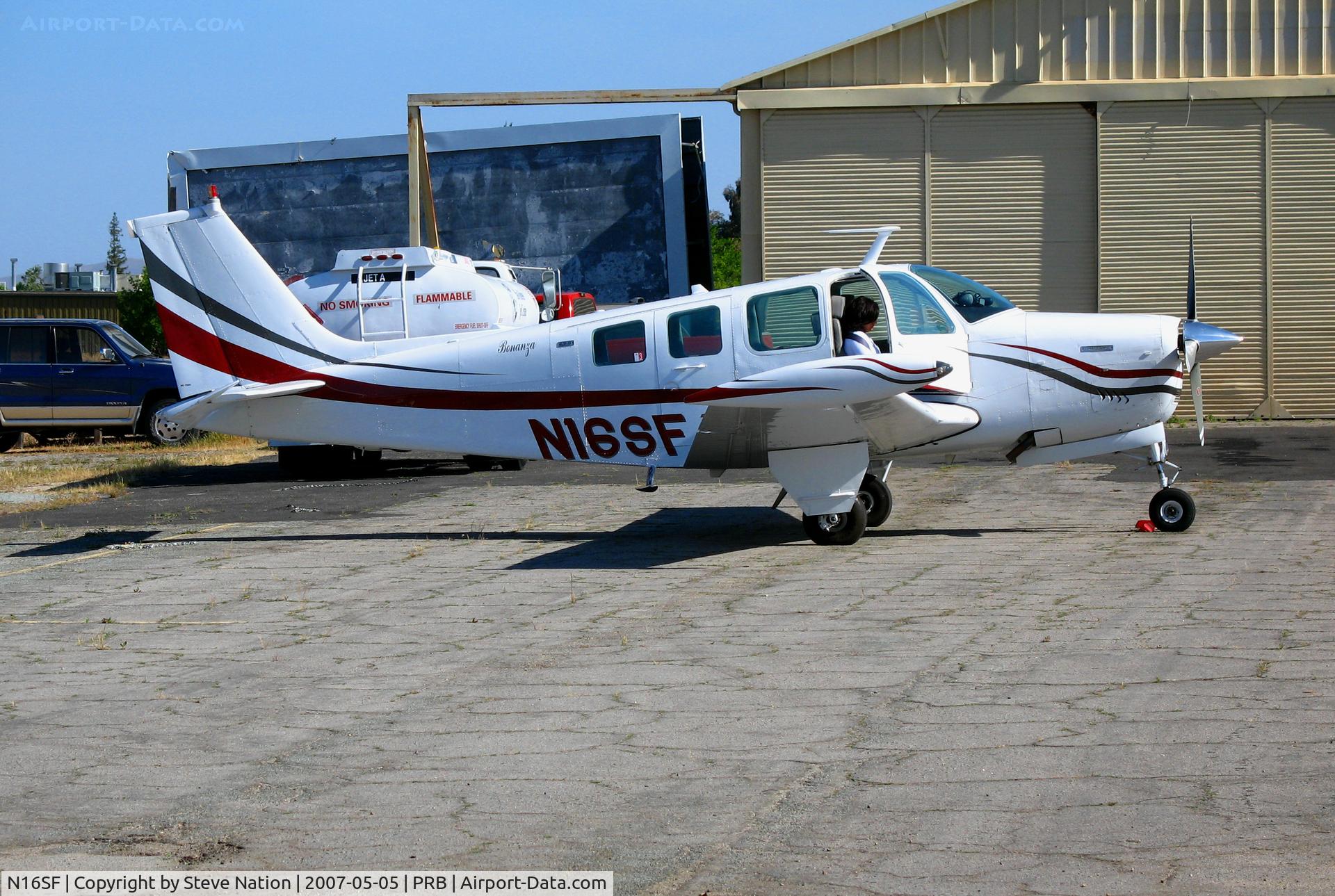 N16SF, 1976 Beech A36 Bonanza 36 C/N E-635, 1976 Beech A36 Bonanza @ Paso Robles, CA