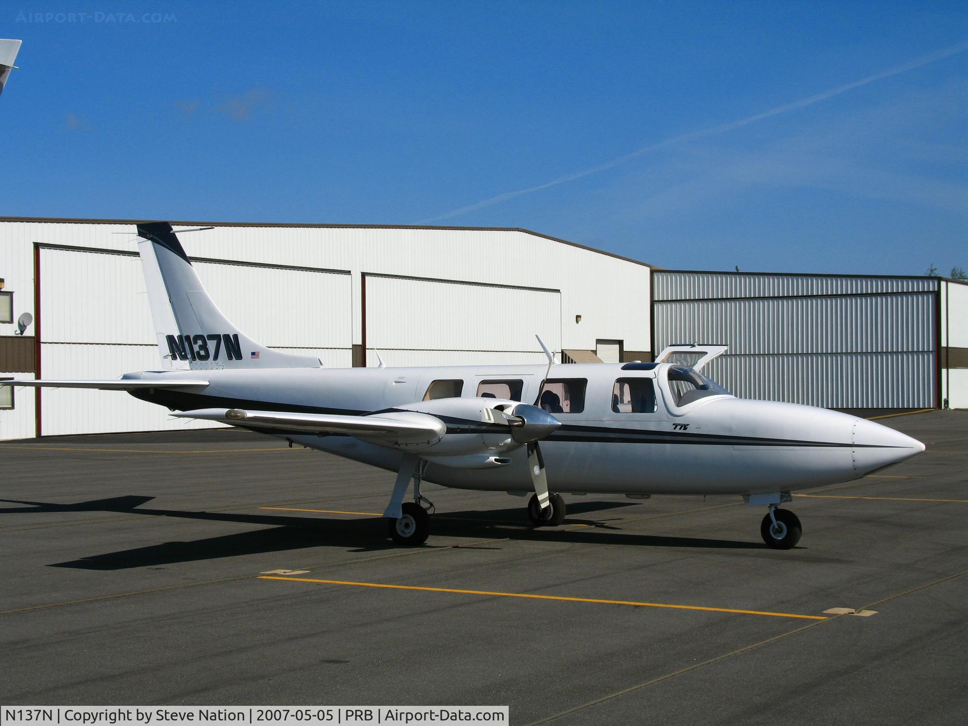 N137N, 1979 Piper Aerostar 601P C/N 61P06997963334, 1979 Piper Aerostar 601P @ Paso Robles, CA