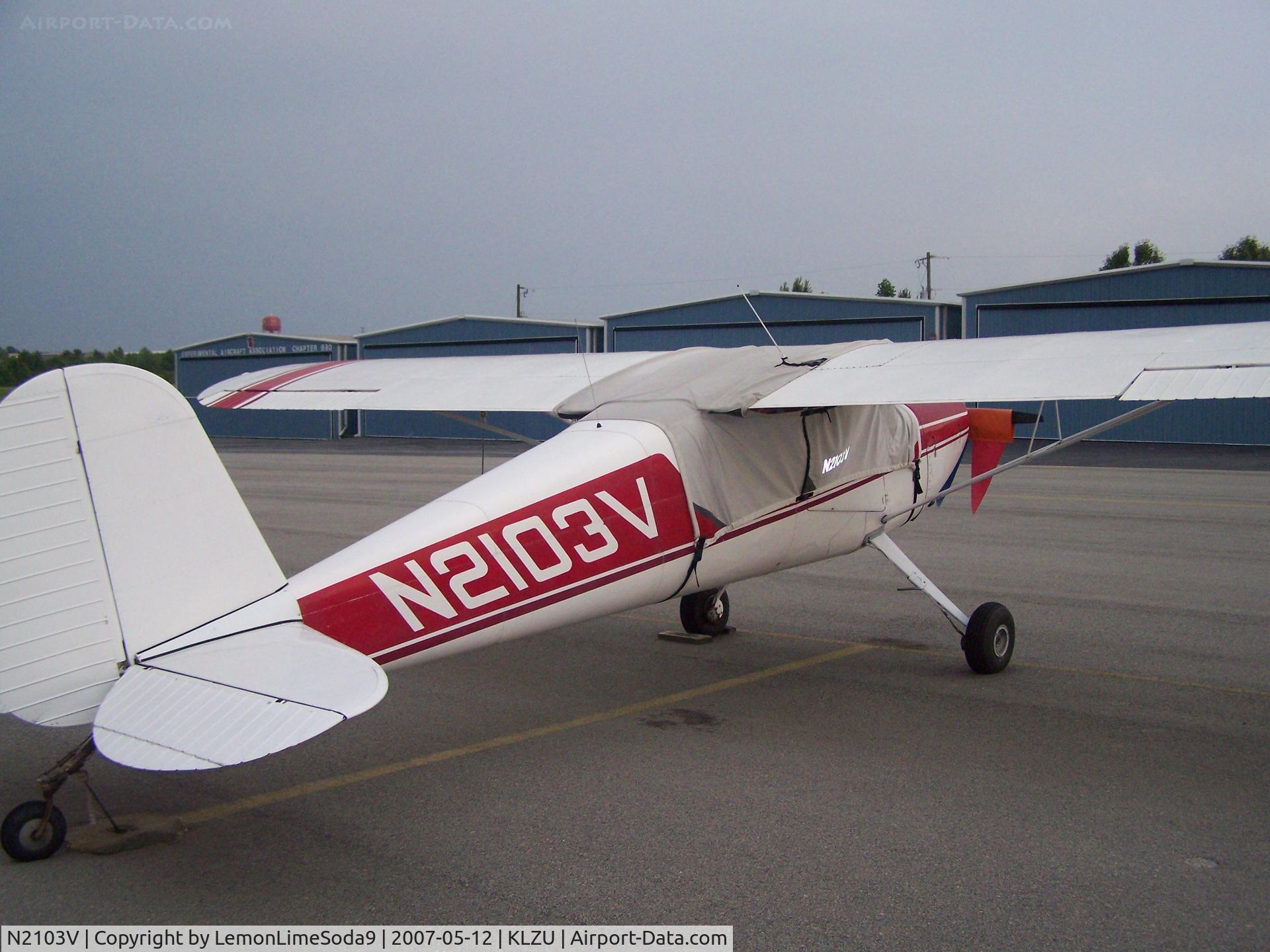 N2103V, 1948 Cessna 120 C/N 14728, Just another day.