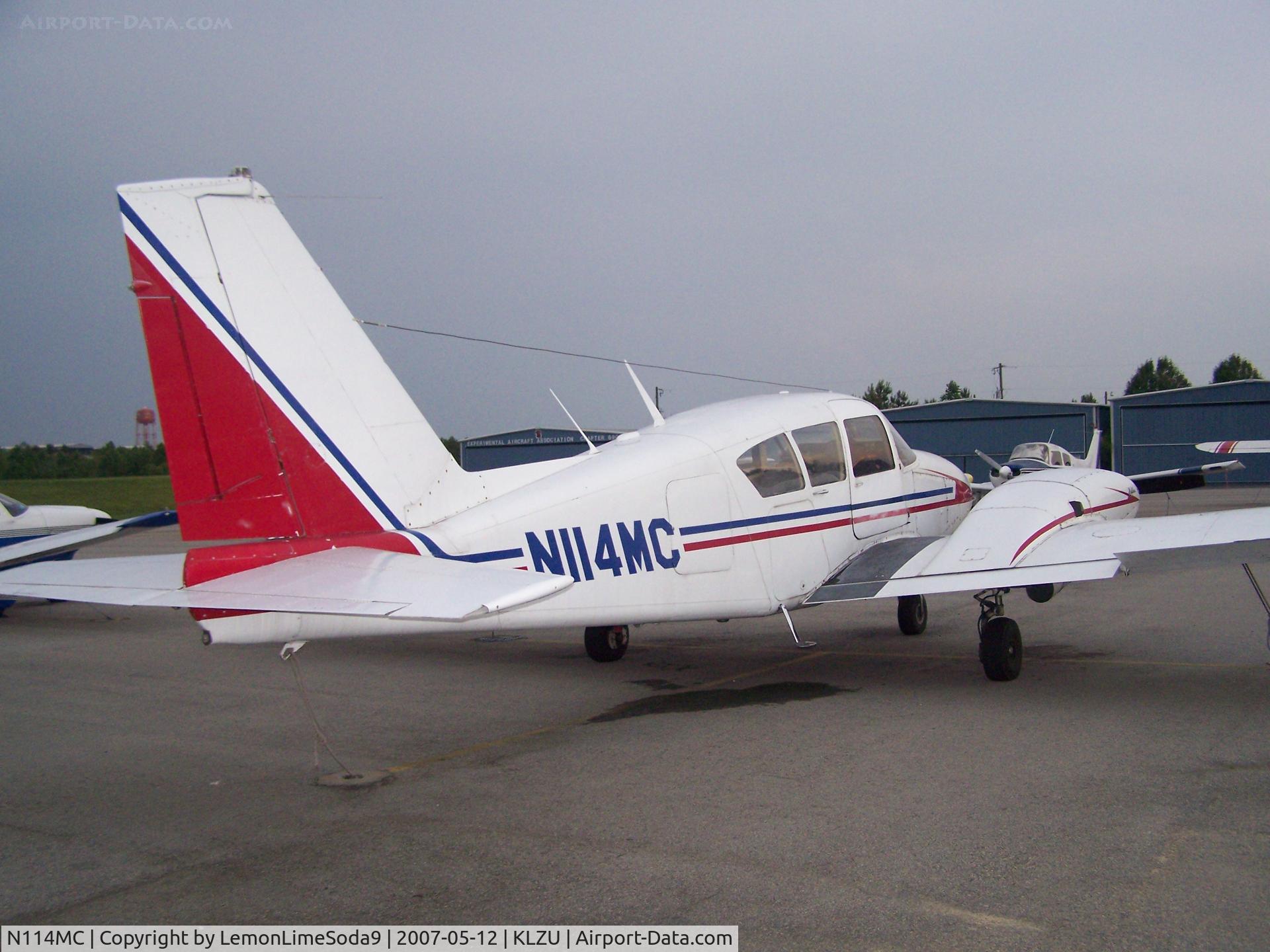 N114MC, 1960 Piper PA-23-250 C/N 27-162, Just another day.