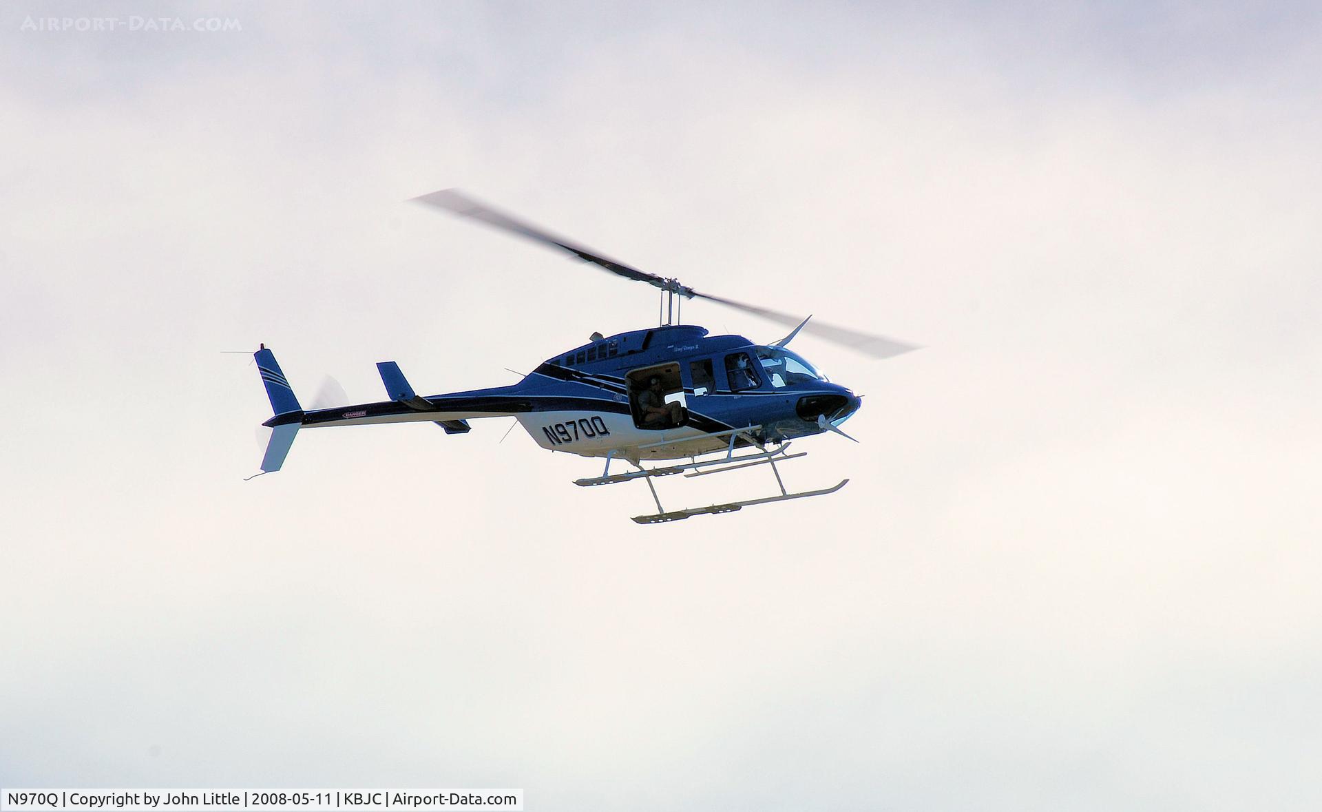 N970Q, 1988 Bell 206L-3 LongRanger III C/N 51255, Ramp Landing